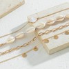 POTIANDEFUGUI Gold Starfish Shell Multilaye Layered Necklace for Women Summer