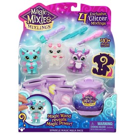Bandai México Mega Pack Brillante Magic Mixies Mixlings Sparkle Magic Mega Pack Set de Magia para Niñas