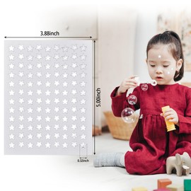 0.3" Diameter Silver Star Stickers - 4320 Pcs, 40 Sheets - Reward Stickers for Children, Ideal for Reward Charts and More