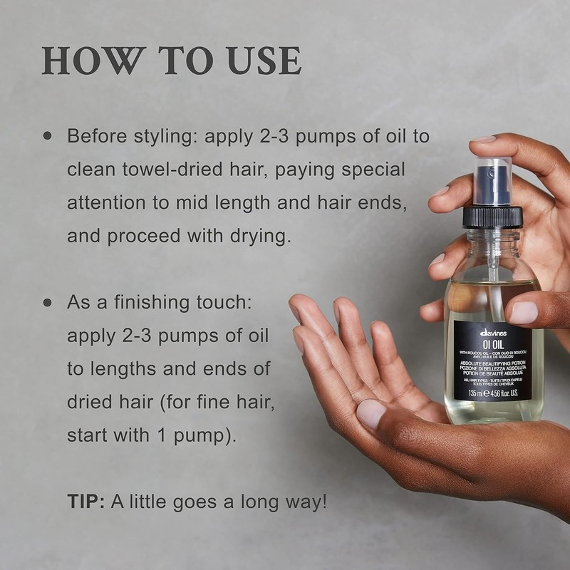 Davines OI Oil Aceite capilar multibeneficios antifrizz 135 ml