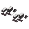High Logic 58614 Storage Hardware Dark Brown Set of 2