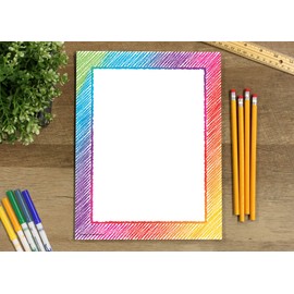 Teacher Created Resources Colorful Scribble Computer Paper