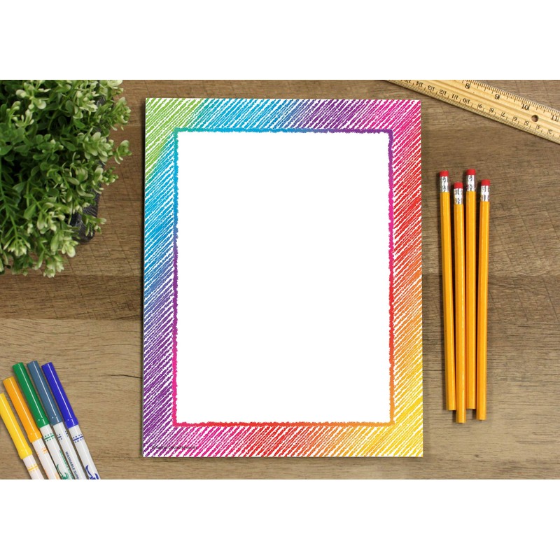 Teacher Created Resources Colorful Scribble Computer Paper