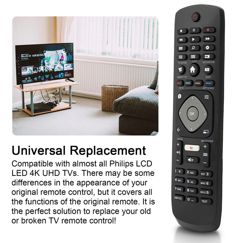 Universal Replacement for Phlp Smart TV Remote Control, CHUNGHOP IR