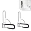 Tuntrol 2pcs 23.6 inch Foldable Handicap Grab Bars with Anti