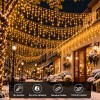 MARKO - Luces Led Navidad Cascada Wondaz 10m 500 Blanco