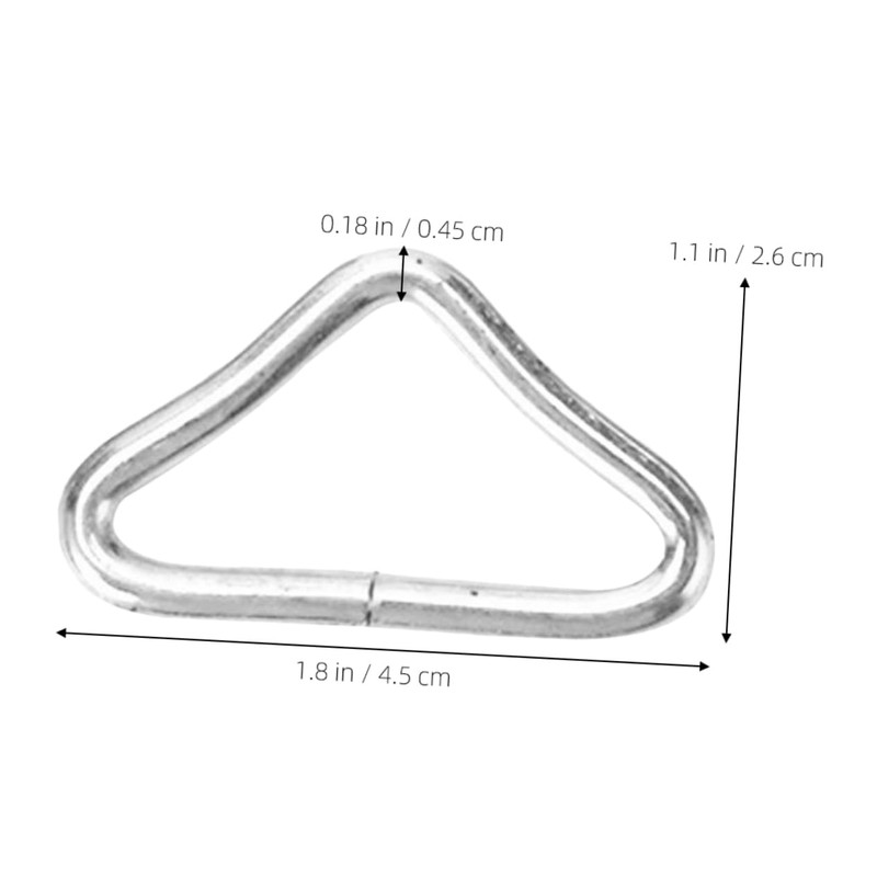 Sosoport 36Pcs Portable Triangle Buckles for Trampolines Durable V Shaped