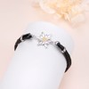 Edelweiss Bracelets for Women Sterling Silver Flower Edelweiss Chain Bracelet