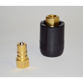 DT Heat Shield Guard Carpet Cleaning Brass Quick Disconnect 1/4" Wands Hose Valves