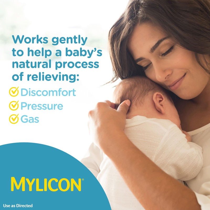 MYLICON Gas Relief Drops for Infants and Babies, Dye Free
