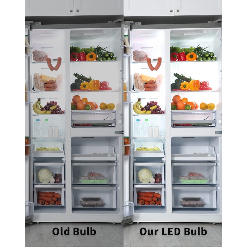 Pazetiv Waterproof LED Refrigerator Light Bulbs 40 watt Equivalent, 120V,