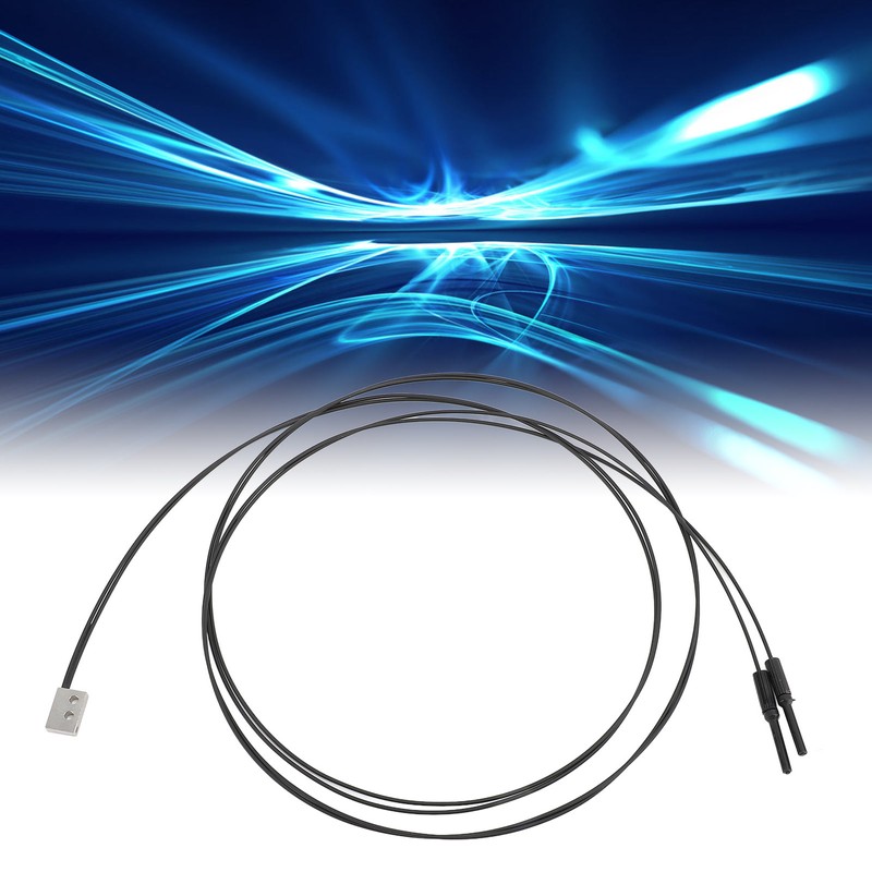 2PCS Fiber Optic Sensor Flat Thin Reflection Optical Fiber Sensor
