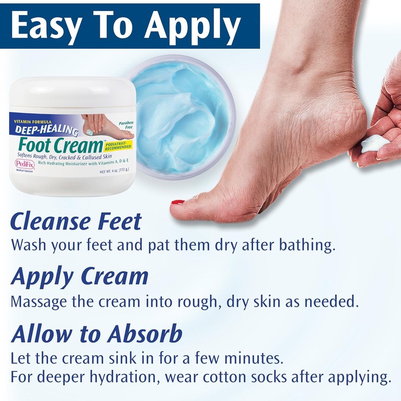 Pedifix Deep Healing Foot Cream 4oz Pack of 1 /