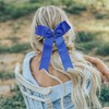 chiduerm 16Pcs Cheerleading Bows Long Tail Skinny Cheer Hair Bows