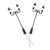 Operitacx Miniature Park Lamp 2pcs Decorative Mini Street Light Models