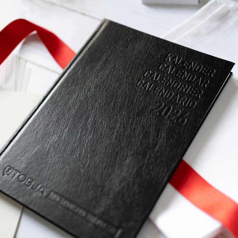 TOBJA PlanWise Book Calendar 2026 A5 - Diary with 1