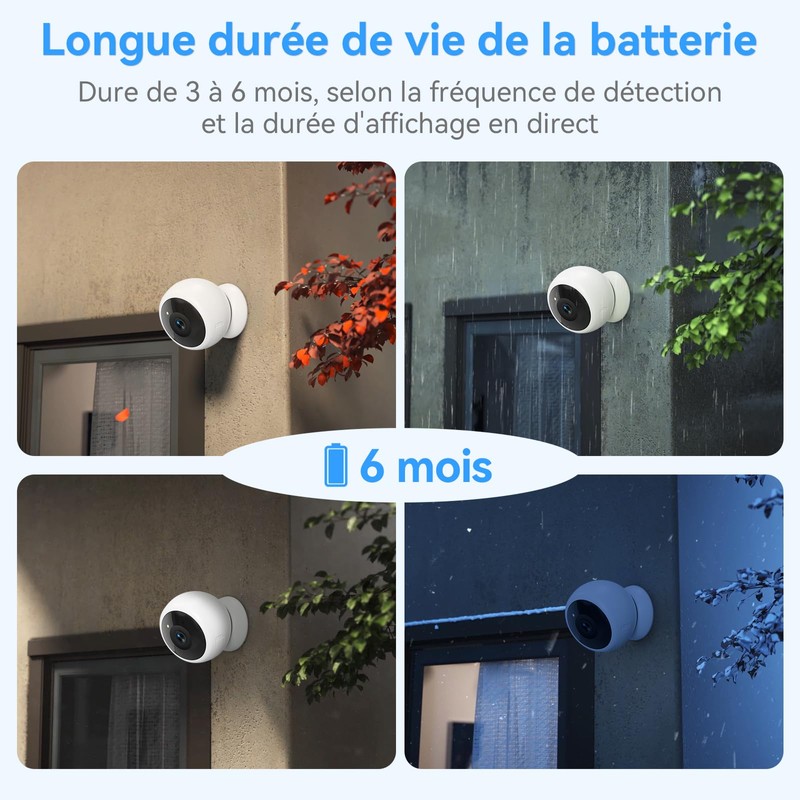 Wireless Security Cameras for Outdoor Use Magnetic - 2K HD