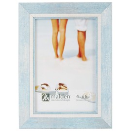 5X7 COASTAL BLUE W/WHITE