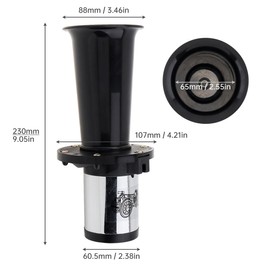 DriSentri Ooga Horn 12V Kit, Classical Car Horn OOGA Air Horn Car Truck Auto Antique Ahooga Vintage Classic Old Style Horn 110dB