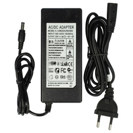 vhbw Power Supply Compatible with Zebra LP2824 Plus, LP2844, GC420d, 888TT, 888DT, LP2824, GK888t, GK888d, GC420t Labelling Device, DC 20V