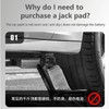 2 Pack Car Floor Jack Pads, Slotted Pucks Support Elastic