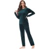 Women Velour Lounge Set 2 Piece Velvet Pajama Set Sweatsuit