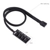Diyeeni 4-Pin Power Cable, PWM 4-Pin Fan Connector Compatible with