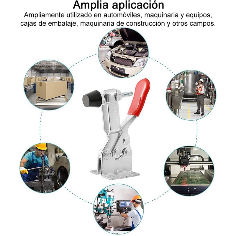 Abrazadera de Palanca de 220 Libras Abrazaderas para Carpintero, para