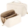 Bolsa de Cosmeticos de Viaje para Mujer, Cosmetiquera de Piel