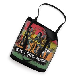 History Month Design Celebrating African Americans Tote Bag