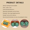 STCREE 3.8cm Exercise Handballs Soild Marble Chinese Baoding Balls Dark