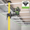 Huepar 12 Ft./3.7M Laser Level Pole LP36A with Tripod, 1/4-Inch