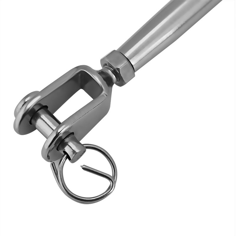 Qiilu Frame Turnbuckle Jaw Turnbuckle Jaw Bolt Stainless Steel Body
