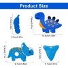 Tagaremuser Pack of 4 Chew Chain for Children, Teething Ring