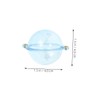 SUPVOX High Visibility Fishing Float Balls 5pcs Spherical Strong Buoyancy