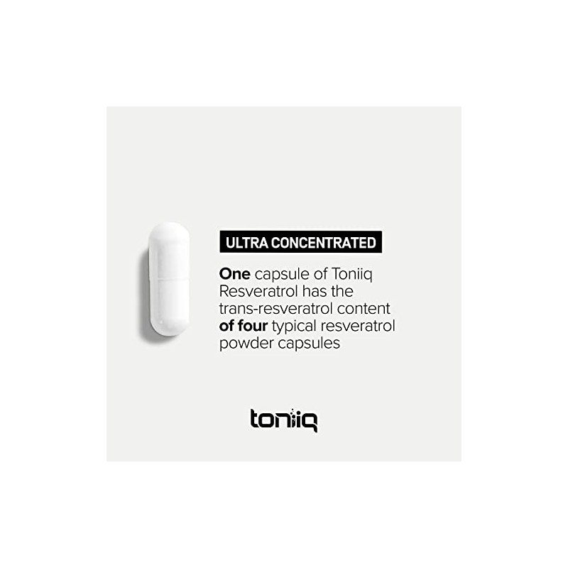 Toniiq Resveratrol Trans de Ultra Alta Potencia