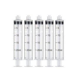 10PCS Syringes 20ml 60ml 100ml to Slip Tip Luer Lock Needles Nutrien Medical Grade (20ml)