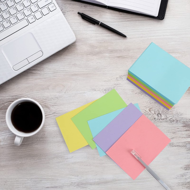 Koogel A8 Lined Index Cards, Pack of 500 Index Cards