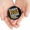 EMUWORKS Retirement Badge Pin Button - 2.3 Inch Glossy Print,