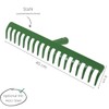 Rekord Garden Rake (Powder-Coated Steel) - 18 Prongs Width 45