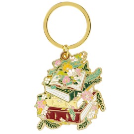 Deveosa Book Keychain for Women - Bookish Items Things Lovers Themed Bookworm Stuff For Readers Reading Accessories, Multicolor, Small