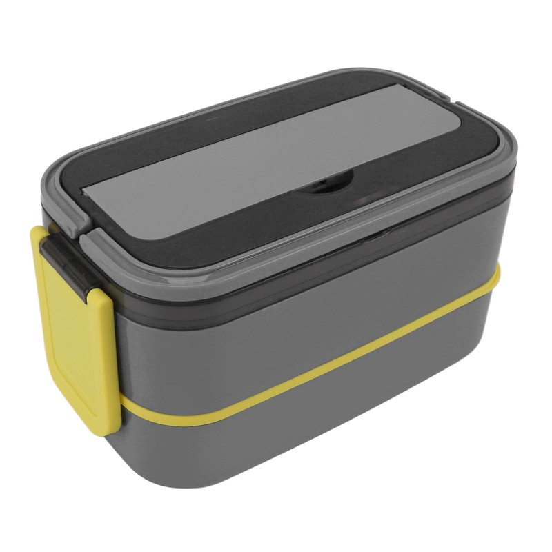 Lunch Box Double Layer Microwave Safe Leakage Proof Stainless Steel