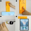 QWORK® Picture Hanging Tool with Built-in Levels – Easy Hang
