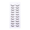 EMEDA False Eyelashes Natural Look 10 Pairs Invisible Band 3D