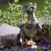 Garden Statue Dinosaur Eating Goblins Resin Art Sculpture for Outdoor