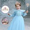 Vicloon 2PCS Light Up Princess Crown and Wands, Princess Dress