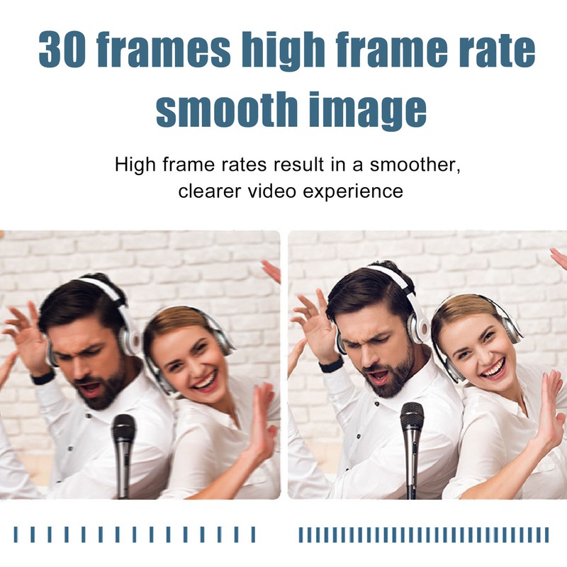 PC Webcam with Microphone 2K 30 Frame Auto Focus FHD