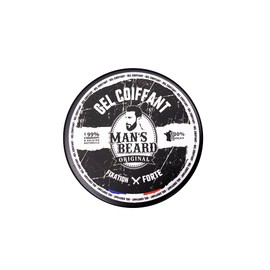 Man's Beard - Strong Fixation and Wet Effect Styling Gel - Volume: 90 ml - 100% Made in France - Ingredients of Natural Origin