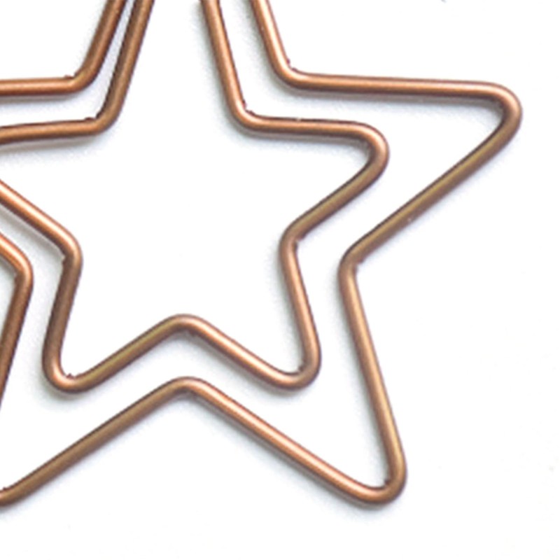 100Pcs Cute Paper Clips Retro Christmas Style Exquisite Color Wide