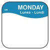 DayMark Day of the Week Dissolvable Label, Monday, 3/4" x
